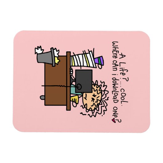 Download-Leben-Spaß Magnet (Horizontal)