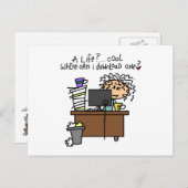 Download-Leben-Spaß Postkarte (Vorne/Hinten)