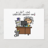 Download-Leben-Spaß Postkarte (Vorderseite)