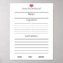 Download-Rezeptblatt oder