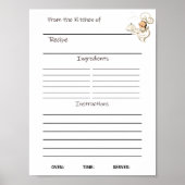 Download-Rezeptblatt oder Poster (Vorne)