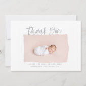 Download Script danke Ihnen die Geburtsankündigung Einladung (Vorderseite)