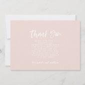 Download Script danke Ihnen die Geburtsankündigung Einladung (Rückseite)