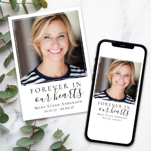 [Download verfügbar] Foto Beerdigungskarte Einladung