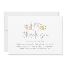 Download Watercolor bachelorette vielen Dank