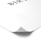 DOWNLOADABLE Golf 90. Geburtstag Begrüßungszeichen Poster (Ecke)