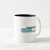 Downloading Pappou zum zu sein Zweifarbige Tasse (VorderseiteRechts)