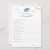 Downloads: Wer die beste Spielkarte von Mommy kenn Einladung (Vorderseite)