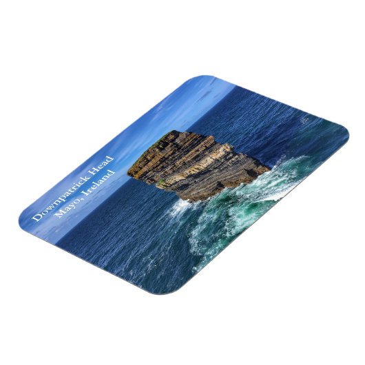 Downpatrick Head Mayo, Irland Magnet (Linke Seite)
