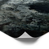 Downpour bei Etretat Poster (Ecke)