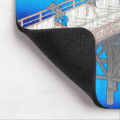 Downpour von Hiroshige Mousepad (Ecke)