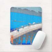 Downpour von Hiroshige Mousepad (Mit Mouse)