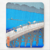 Downpour von Hiroshige Mousepad (Vorne)