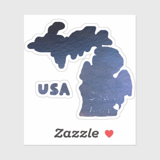 Downriver Michigan Aufkleber (Blatt)