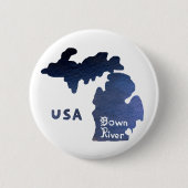 Downriver Michigan Button (Vorderseite)