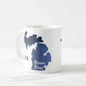 Downriver Michigan Kaffeetasse (Vorderseite Links)