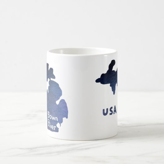 Downriver Michigan Kaffeetasse (Mittel)