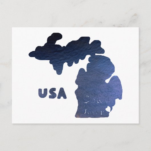 Downriver Michigan Postkarte (Vorderseite)