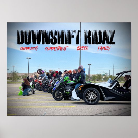 Downshift Ridaz Poster (Vorne)