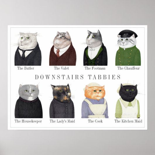 DOWNSTAIRS TABBIES Poster (Vorne)
