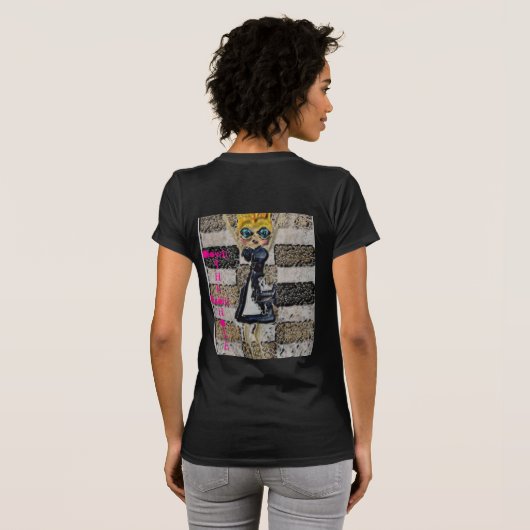 DOWNTheRABITHole T-Shirt (Schwarz voll)