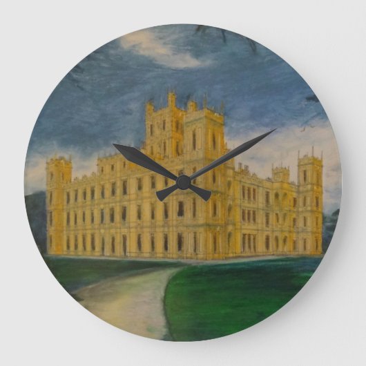 Downton Abbey Clock Große Wanduhr (Vorderseite)