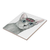 Downton Cat | Bejewelen Fliese (Seite)