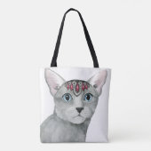 Downton Cat | Bejewelen Tasche (Rückseite)