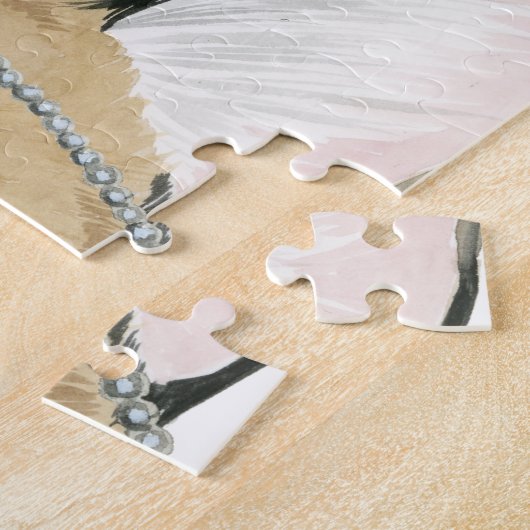 Downton Cat | Mit Federn bekleidet. Puzzle (Seite)