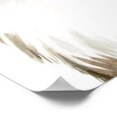 Downton Cat | Mit Federn verziert Poster (Ecke)