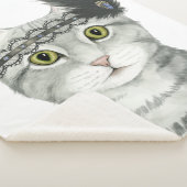 Downton Cat | mit Spitze geschweißt Sherpadecke (3/4)