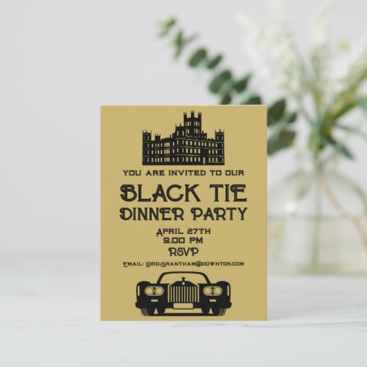 Downton Themed Dinner Party (Stehend Vorderseite)
