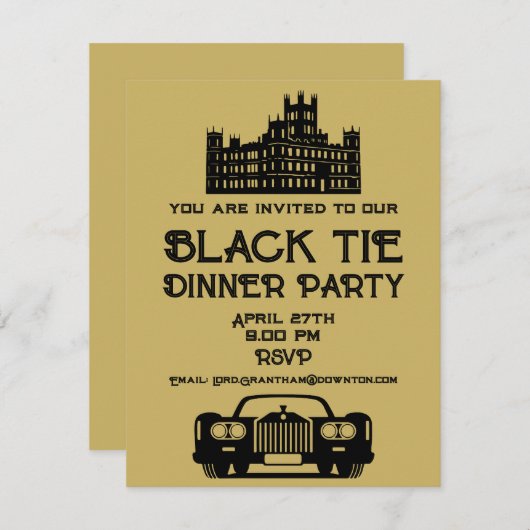 Downton Themed Dinner Party (Vorne/Hinten)