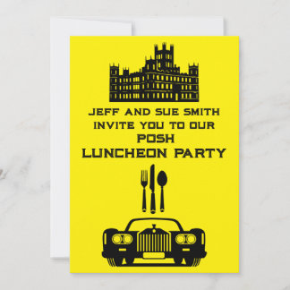 Downton Themed Luncheon Party Einladung