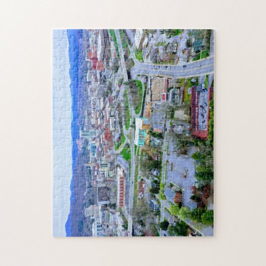 Downtown Asheville Aerial View Puzzle (Vertikal)