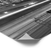 Downtown Atlanta BW Poster (Ecke)