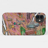 Downtown Atlanta Georgia Cartoons Map Case-Mate iPhone Hülle (Rückseite (Horizontal))