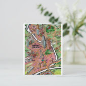 Downtown Atlanta Georgia Postkarte (Stehend Vorderseite)