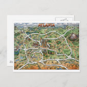 Downtown Atlanta Georgia Postkarte (Vorne/Hinten)