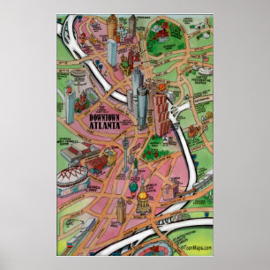Downtown Atlanta Poster