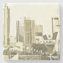 Downtown Atlanta, Varsity, Plaza Hotel, W, Steinuntersetzer