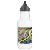 Downtown Austin Texas Cartoons Map Trinkflasche (Links)