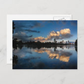 Downtown Austin Texas Skyline Sunset Ladybird Lake Postkarte (Vorne/Hinten)
