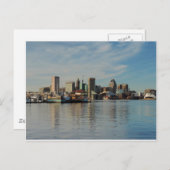 Downtown Baltimore Skyline Postkarte (Vorne/Hinten)