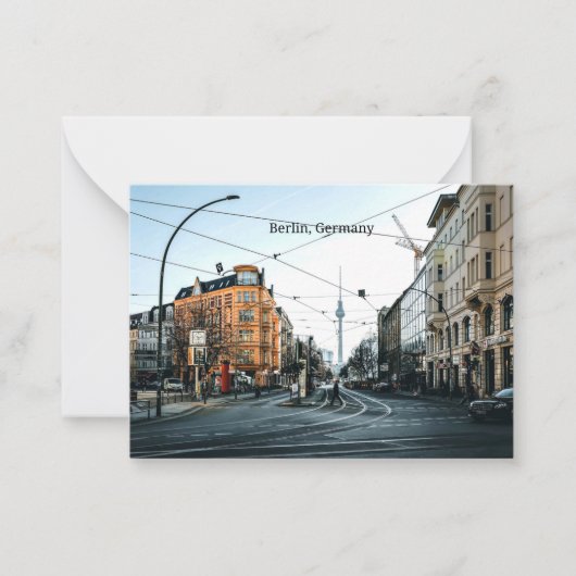 Downtown Berlin, Deutschland fotografieren Mitteilungskarte (Vorderseite)