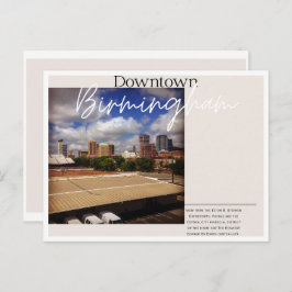 Downtown Birmingham Postkarte