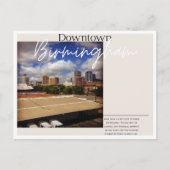 Downtown Birmingham Postkarte (Vorderseite)