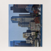 Downtown Boston Skyline and Boston Harbour Puzzle (Vertikal)