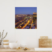Downtown Boston und Hancock Tower Poster (Küche)
