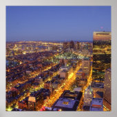 Downtown Boston und Hancock Tower Poster (Vorne)